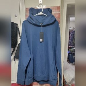 Men's VRST Jeweled Teal color pullover hoodie nwt. Pockets. Custom dyed